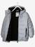 Doudoune à capuche doublée polaire garçon effet réfléchissant Gris+marine 5 - vertbaudet enfant 