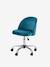 Chaise de bureau à roulettes enfant en velours Bleu/vert 1 - vertbaudet enfant 