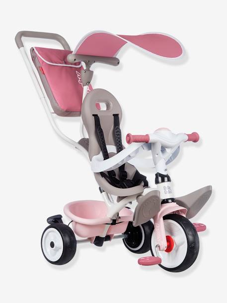 Tricycle Baby Balade plus - SMOBY BLEU CIEL+ROSE 12 - vertbaudet enfant 