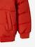 Doudoune à capuche garçon doublée maille polaire garnissage en polyester recyclé Rouge orangé vif 7 - vertbaudet enfant 