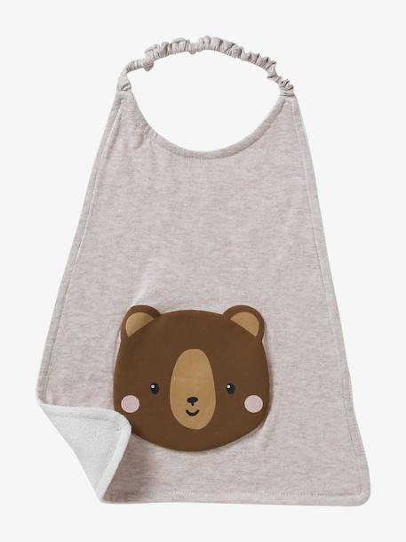 Grand bavoir Celeste+green forest+gris chiné+souris 6 - vertbaudet enfant 