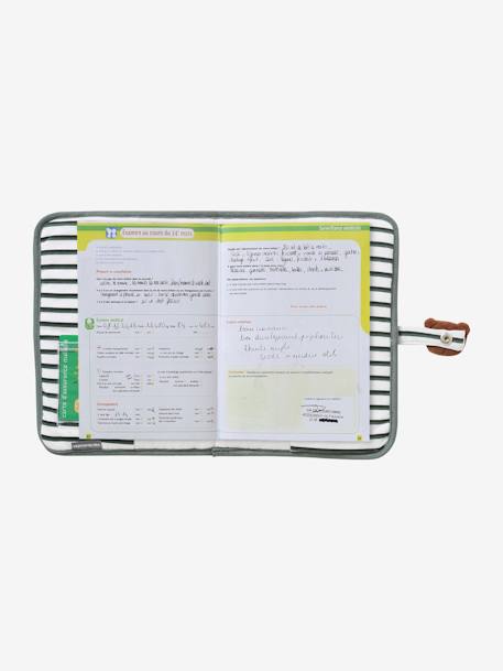 Protège carnet de santé Bord de mer+imprimé coeurs+rayé green forest 9 - vertbaudet enfant 