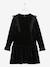 Robe de fête fille en velours lisse noir 2 - vertbaudet enfant 