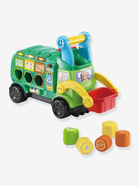 Maxi Camion Poubelle Recyclo'formes - VERT 2 - vertbaudet enfant 