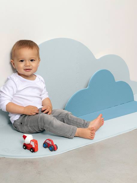 Tapis d'éveil Nuage Small - QUUT BLEU CIEL+GRIS PERLE+ROSE POUDRE 3 - vertbaudet enfant 