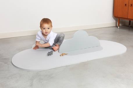 Tapis d'éveil Nuage Small - GRIS PERLE 2 - vertbaudet enfant 