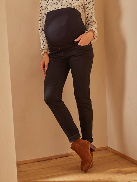 Jean de grossesse slim bandeau sans couture BRUT+DOUBLE STONE+Noir 19 - vertbaudet enfant 