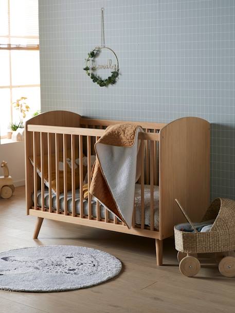Lit bébé CONFETTI NATURE pin massif 4 - vertbaudet enfant 