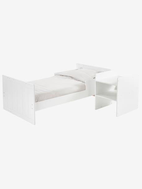 Lit combiné 4 en 1 avec rangements et table à langer EVOLUNID blanc 4 - vertbaudet enfant 