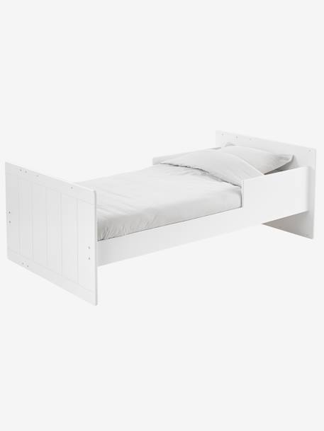 Lit combiné 4 en 1 avec rangements et table à langer EVOLUNID blanc 3 - vertbaudet enfant 