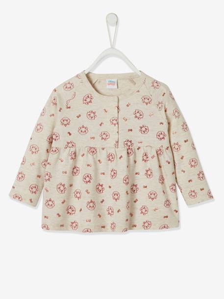 T-shirt Disney Marie Les Aristochats® Beige chiné 1 - vertbaudet enfant 