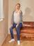 Jean de grossesse slim bandeau sans couture BRUT+DOUBLE STONE+Noir 8 - vertbaudet enfant 