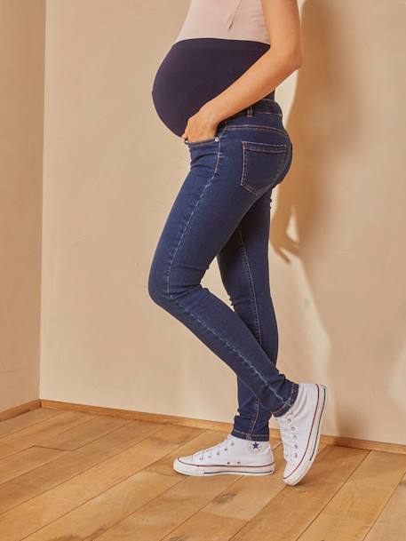 Jean de grossesse slim bandeau sans couture BRUT+DOUBLE STONE+Noir 11 - vertbaudet enfant 