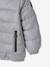 Doudoune à capuche doublée polaire garçon effet réfléchissant Gris+marine 9 - vertbaudet enfant 
