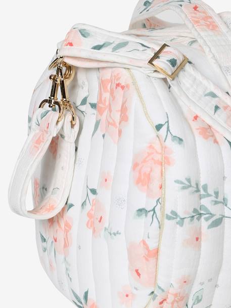 Sac à langer Baby Roll en gaze de coton eau de rose+ivoire imprimé 6 - vertbaudet enfant 