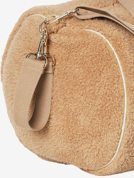 Sac à langer Baby Roll en peluche beige+café 7 - vertbaudet enfant 
