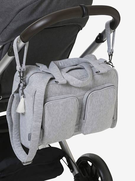 Sac à langer multipoches Family gris chiné 4 - vertbaudet enfant 