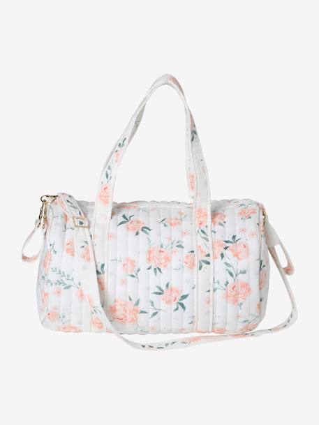 Sac à langer Baby Roll en gaze de coton eau de rose+ivoire imprimé 8 - vertbaudet enfant 