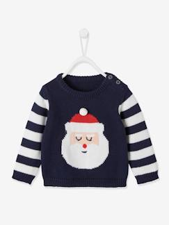 Pull "Père Noël" bébé en tricot  - vertbaudet enfant