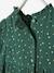 Robe bébé fille en gaze de coton ouverture décalée vert foncé imprimé 5 - vertbaudet enfant 