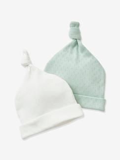Bébé-Accessoires-Autres accessoires-Lot de 2 bonnets bébé