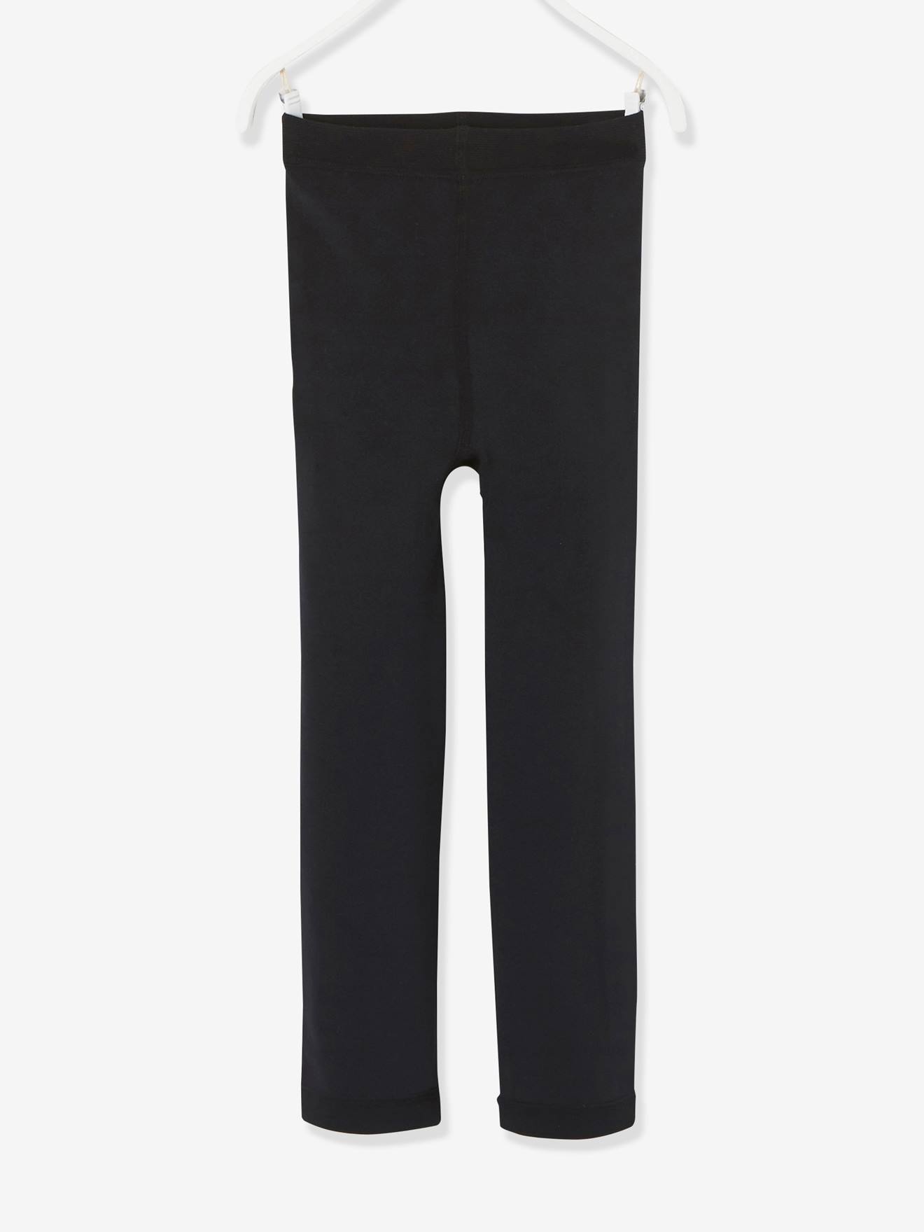 Legging Fille Doublé Polaire Vertbaudet - Chaud, Confortable, Motifs Fleurs Ou Tacheté - Taille élastique Cheville