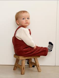 -Salopette velours bébé garçon