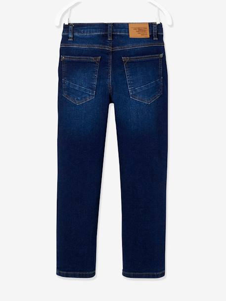 Jean garçon droit morphologique MEDIUM garçon DENIM BRUT+STONE 4 - vertbaudet enfant 