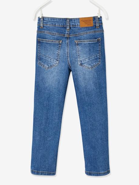 Jean garçon droit morphologique FIN DENIM BRUT+STONE 11 - vertbaudet enfant 