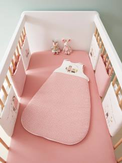 Linge de maison et décoration-Linge de lit bébé-Tour de lit-Tour de lit / tour de parc pare-chocs GIRLY VICHY Oeko-Tex®