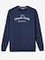 Sweat homme notre Chouette Famille collection capsule  fabrication française MARINE GRISE 1 - vertbaudet enfant 