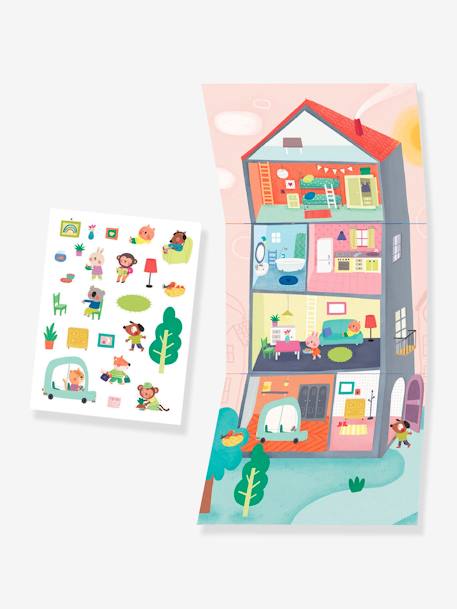 Les Animaux et leurs Maisons - MULTICOLORE 2 - vertbaudet enfant 