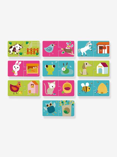 Puzzle Duo Habitat - MULTICOLORE 3 - vertbaudet enfant 