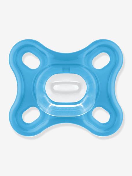 Lot de 2 sucettes nouveau-né en silicone Comfort Bleu + vert+Rose + violet 3 - vertbaudet enfant 