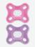 Lot de 2 sucettes nouveau-né en silicone Comfort Bleu + vert+Rose + violet 4 - vertbaudet enfant 