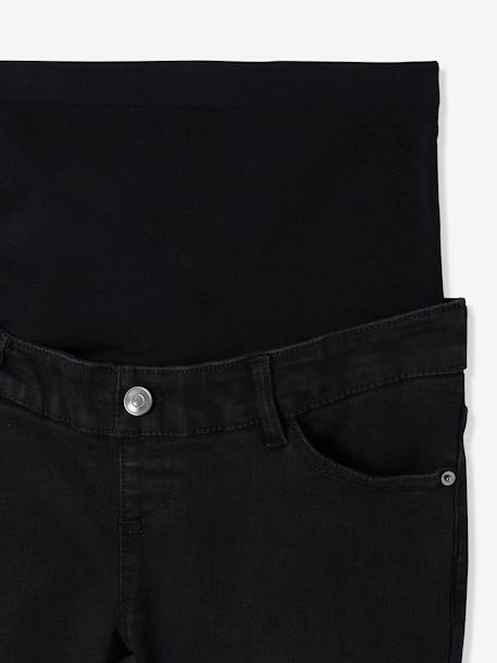 Jean de grossesse skinny bandeau sans couture Denim brut+Gris foncé 9 - vertbaudet enfant 