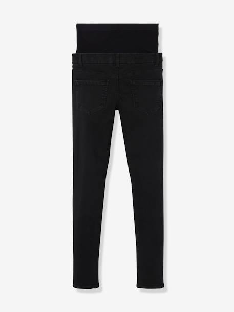 Jean de grossesse skinny bandeau sans couture Denim brut+Gris foncé 8 - vertbaudet enfant 