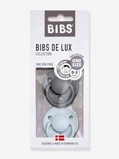 Puériculture-Repas-Tétine-Lot de 2 sucettes-tétines De Lux en silicone BIBS