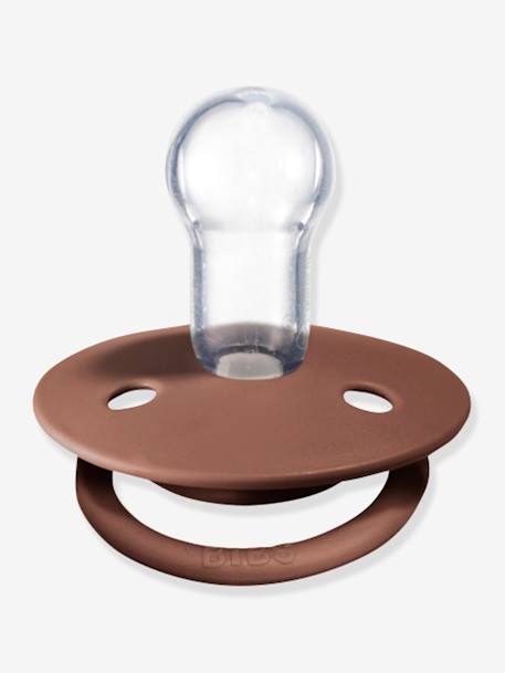 Lot de 2 sucettes-tétines De Lux en silicone BIBS Gris fer + bleu layette+Ivoire + rose poudré+Terracotta + rose poudré+Vert amande + gris nuage 15 - vertbaudet enfant 