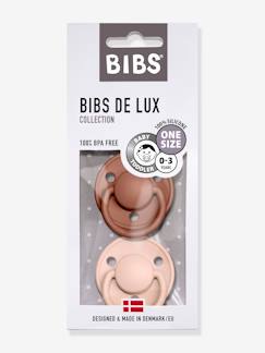Puériculture-Repas-Tétine-Lot de 2 sucettes-tétines De Lux en silicone BIBS