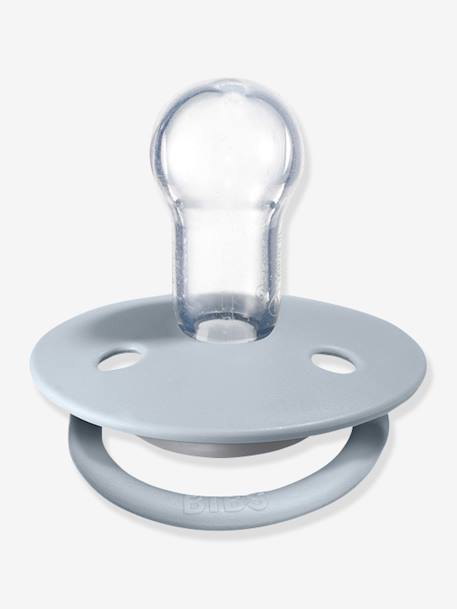 Lot de 2 sucettes-tétines De Lux en silicone BIBS Gris fer + bleu layette+Ivoire + rose poudré+Terracotta + rose poudré+Vert amande + gris nuage 4 - vertbaudet enfant 