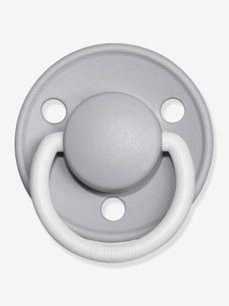 Lot de 2 sucettes-tétines De Lux en silicone BIBS Gris fer + bleu layette+Ivoire + rose poudré+Terracotta + rose poudré+Vert amande + gris nuage 17 - vertbaudet enfant 