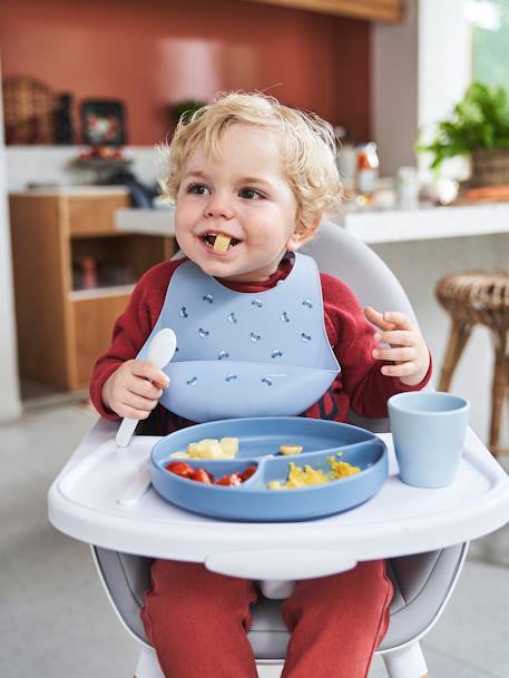 Set repas assiette ventouse couverts pour enfant personnalisé