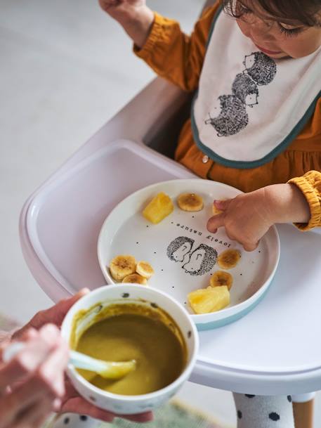 Set vaisselle en céramique et silicone hérissons 4 - vertbaudet enfant 