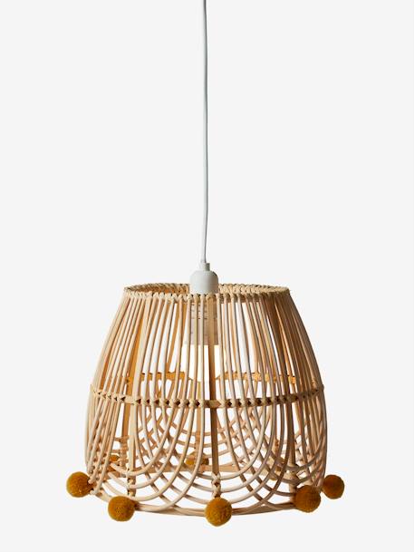 Abat-jour pour suspension pompons en rotin MARRON 8 - vertbaudet enfant 