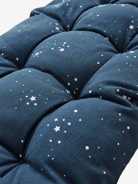 Coussin de coffre marine+moutarde 3 - vertbaudet enfant 