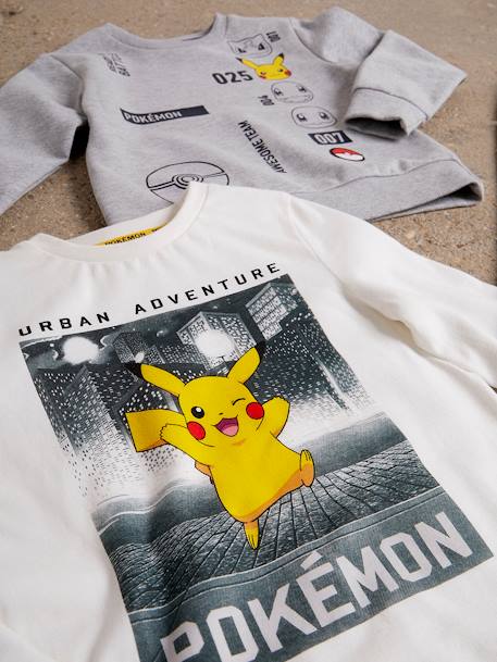 T-shirt manches longues Pokémon® garçon Crème animé 4 - vertbaudet enfant 