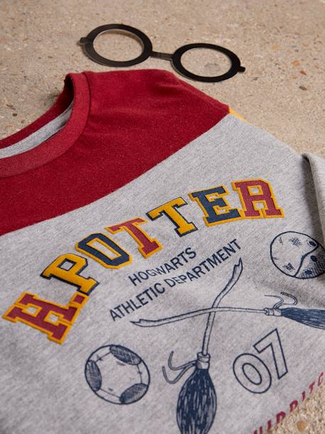 T-shirt manches longues Harry Potter® garçon Gris color block anime 6 - vertbaudet enfant 