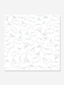Linge de maison et décoration-Décoration-Papier peint, sticker-Papier peint intissé LILIPINSO - Motif Baleines