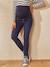 Jean de grossesse skinny bandeau sans couture Denim brut+Gris foncé 3 - vertbaudet enfant 